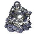 Laughing Buddha with Golden Ingots and Money Frog