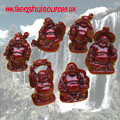 Laughing Buddhas, Set of 6 pcs