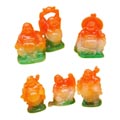 Set of 6 Laughing Buddhas