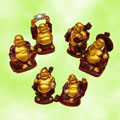 Laughing Buddhas S/6PCS