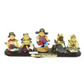 Five Wealth Buddhas Set