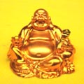 Golden Laughing Buddha