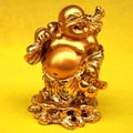 Golden Laughing Buddha
