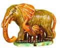 Mother and Son Elephants for love Feng Shui