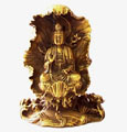 Lotus Flower Leaf Kuan Yin Buddha